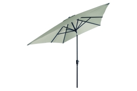 10' x 6.5" All Aluminum Umbrella, Beige  + Free Shipping